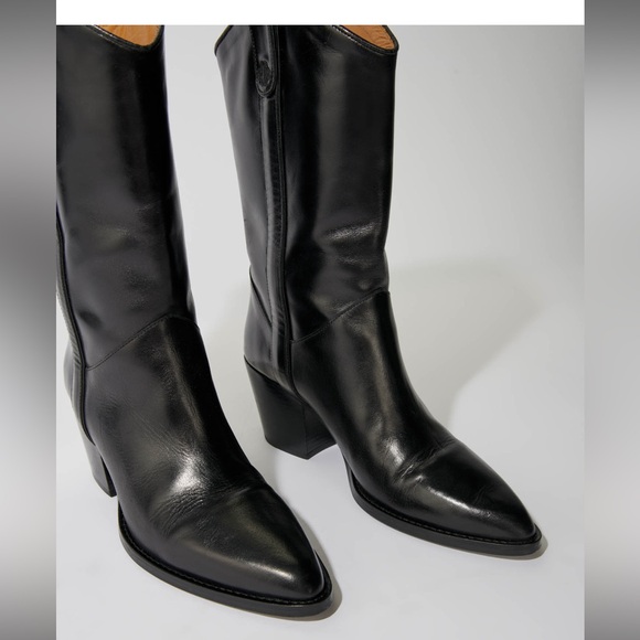 Maje Leather Boots - Picture 7 of 16